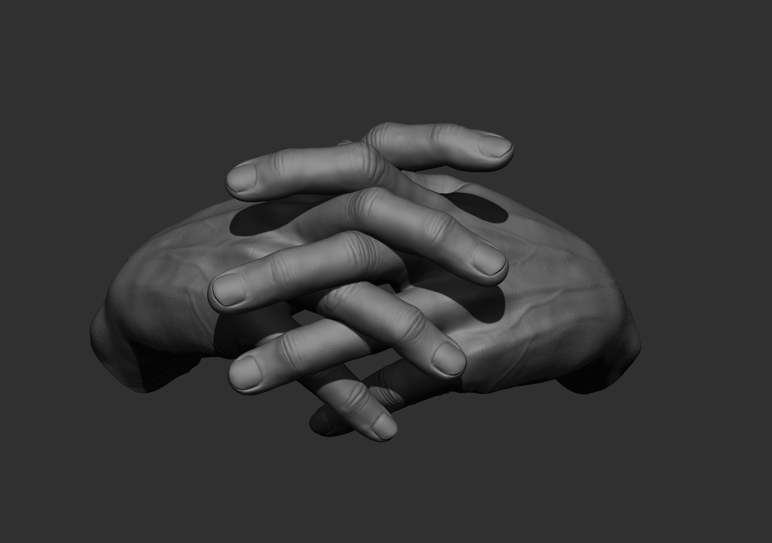 3D file Male Hand Sculpt in 2 poses・3D print design to download