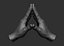 12 poses de manos masculinas