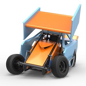 New Zealand Modified Stock car while turning Version 2 Scale 1 to 25