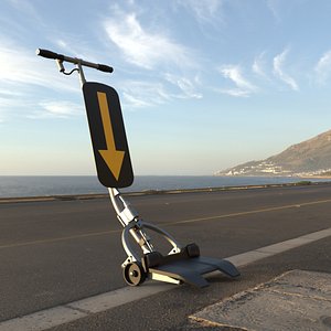 Open Wheel Car Front Jack 3D