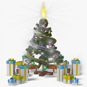 christmas tree classic 3d max