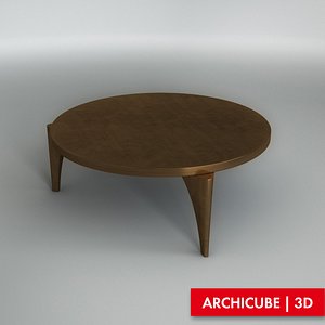 3d table coffe model