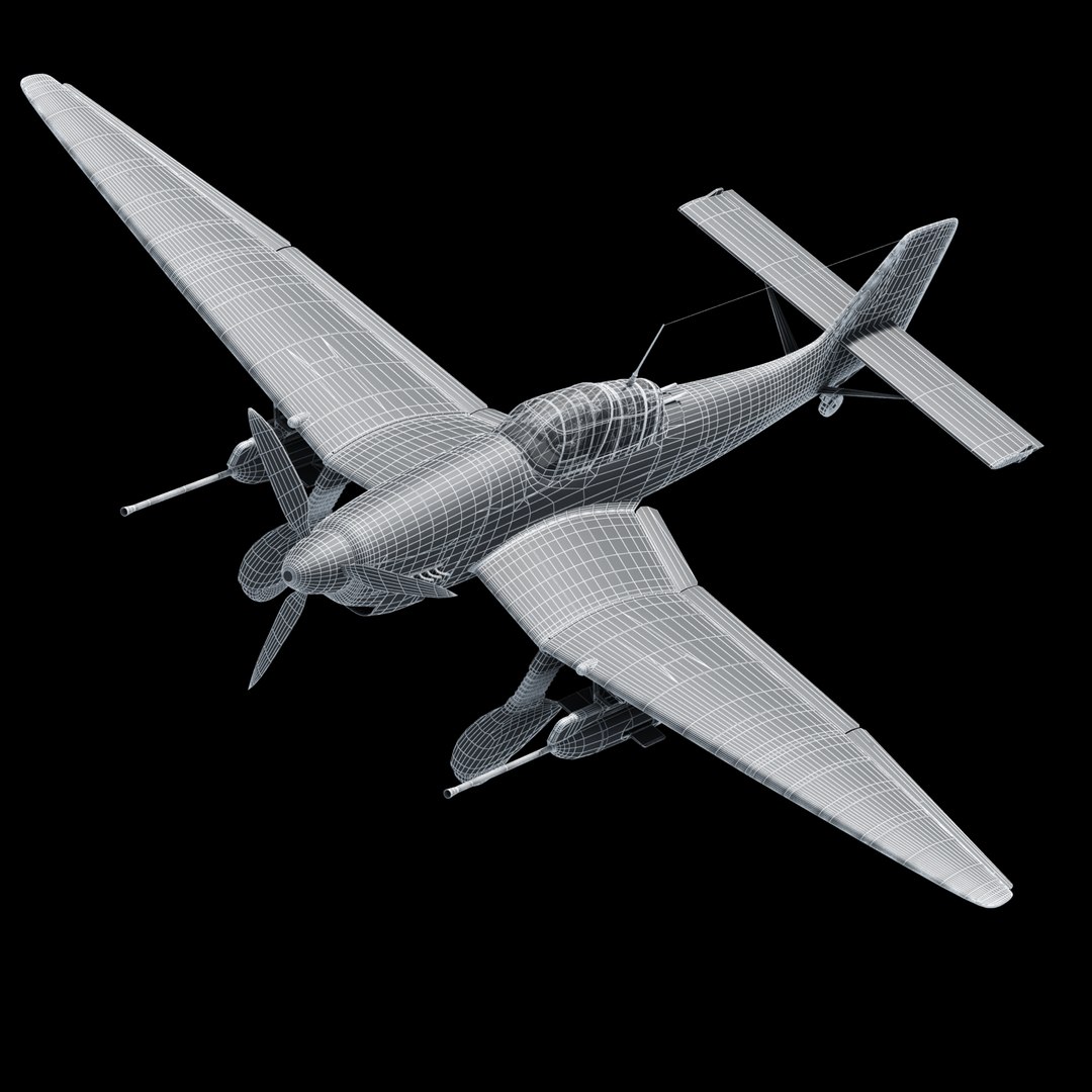 Junkers Ju Stuka 3d Model