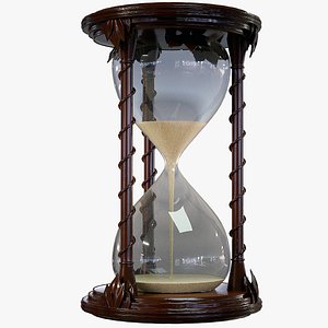 Sand Hourglass Lowpoly PBR