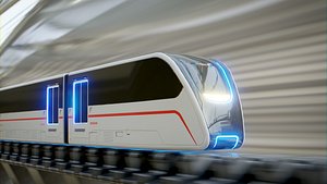 Sci Fi Train VR model