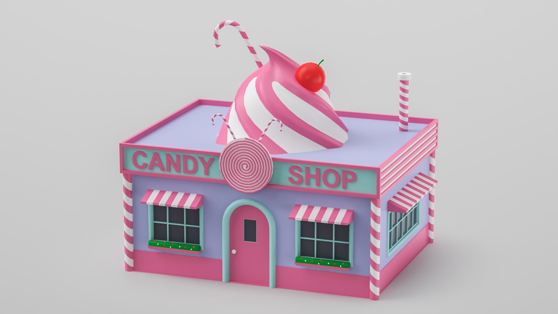 Low Poly Buildings Collection 8 3D model https://p.turbosquid.com/ts-thumb/go/2WdOHp/Oe/candyshop2/jpg/1641059581/1920x1080/fit_q87/85966fecd49a576b292d3de2c2569f0d38edb4f6/candyshop2.jpg