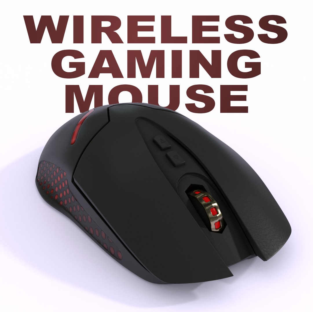 Wireless Gaming Mouse 3D Model - TurboSquid 1251730
