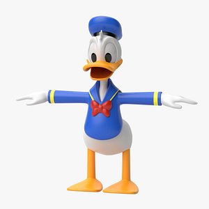 donald duck 3D model