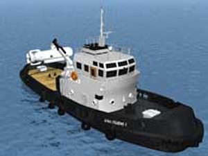 tug boat 3d max
