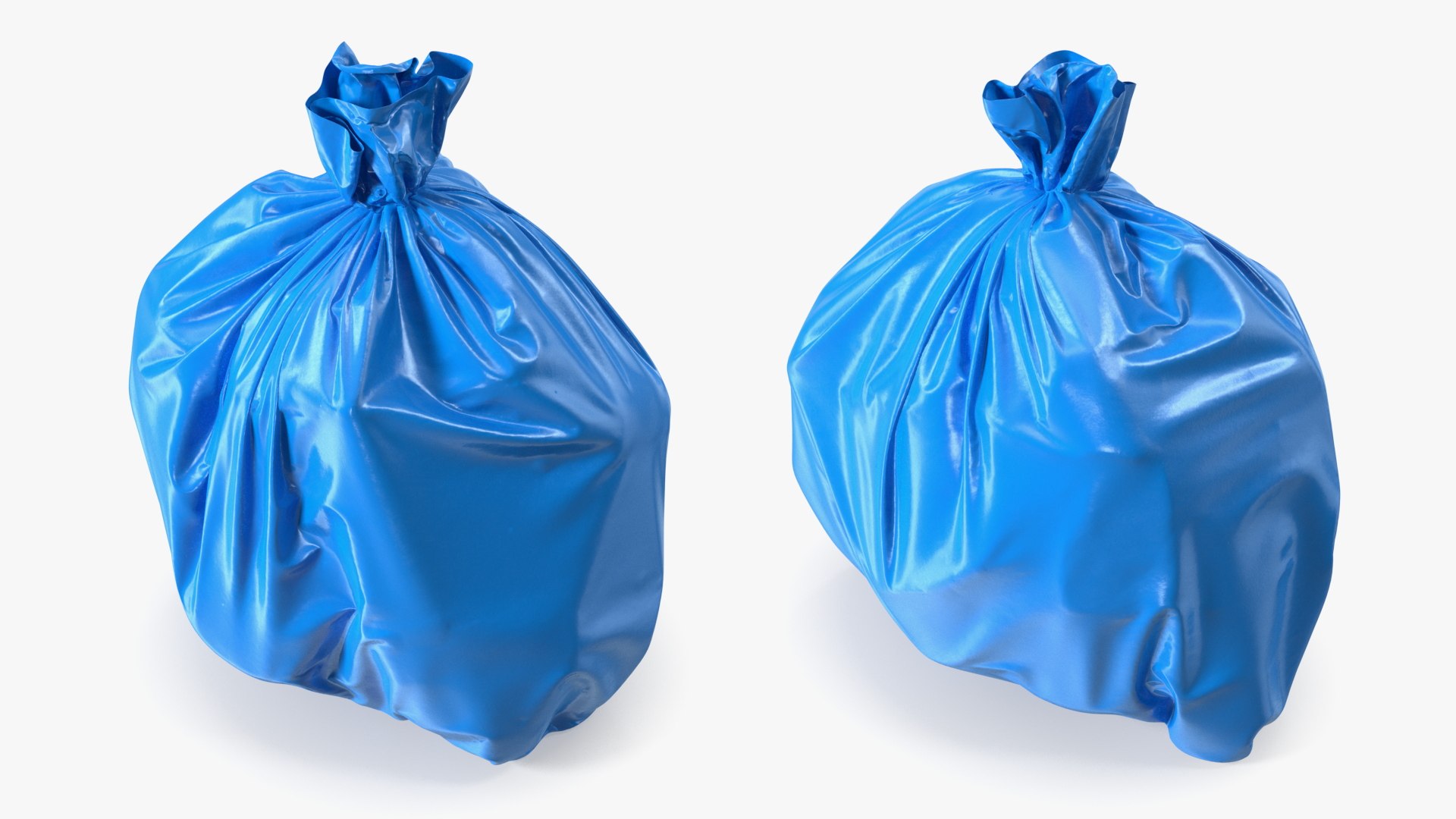 3D Tied Closed Black Trash Bags - TurboSquid 1852931