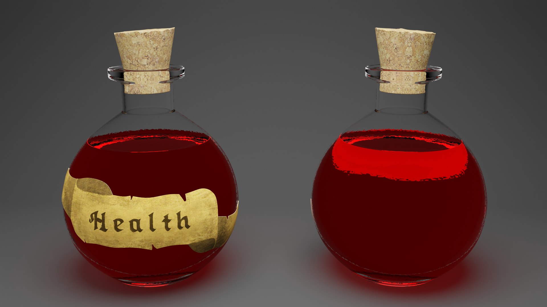 Potion for Health 3D https://p.turbosquid.com/ts-thumb/go/Mxu704/ay/potionforhealthmb3dmodel004/jpg/1674154573/1920x1080/fit_q87/8bed37e30a4e18e7cbe48f4828188eb0f94dd3c6/potionforhealthmb3dmodel004.jpg