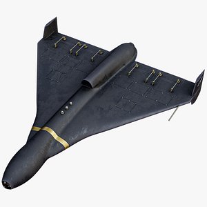 3D HESA Shahed 238 Kamikaze Jet UAV Drone PBR