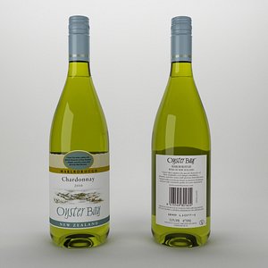 3d model white wine