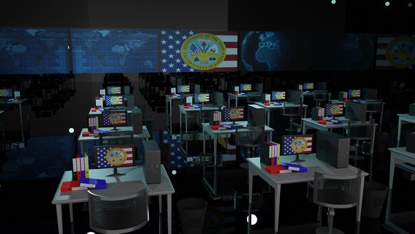 Military Control Room 3D 모델 - TurboSquid 2055985
