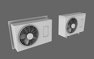 3d air conditioner model