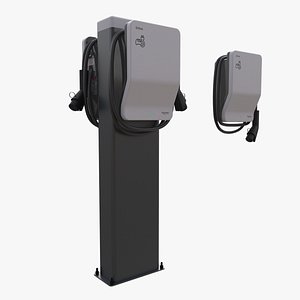Electric Vehicle Charger 3D model