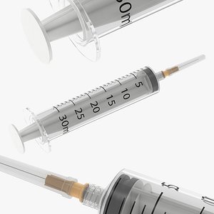 syringe 30ml ml 3D model