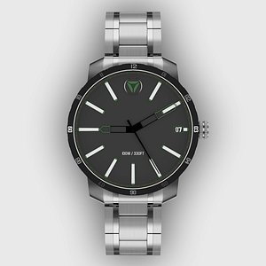 Steel watch