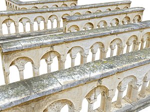 Castle Balustrade Pack 8