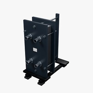 Plate Heat Exchanger with Open Ports and Retained Plate Stack
