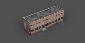 The lost slum vegetable market 3D model