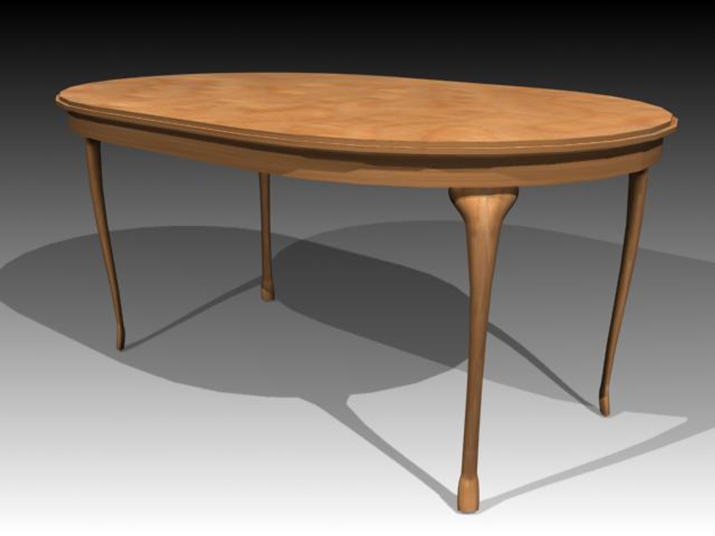 3d table model