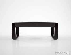 obj holly hunt sabina bench