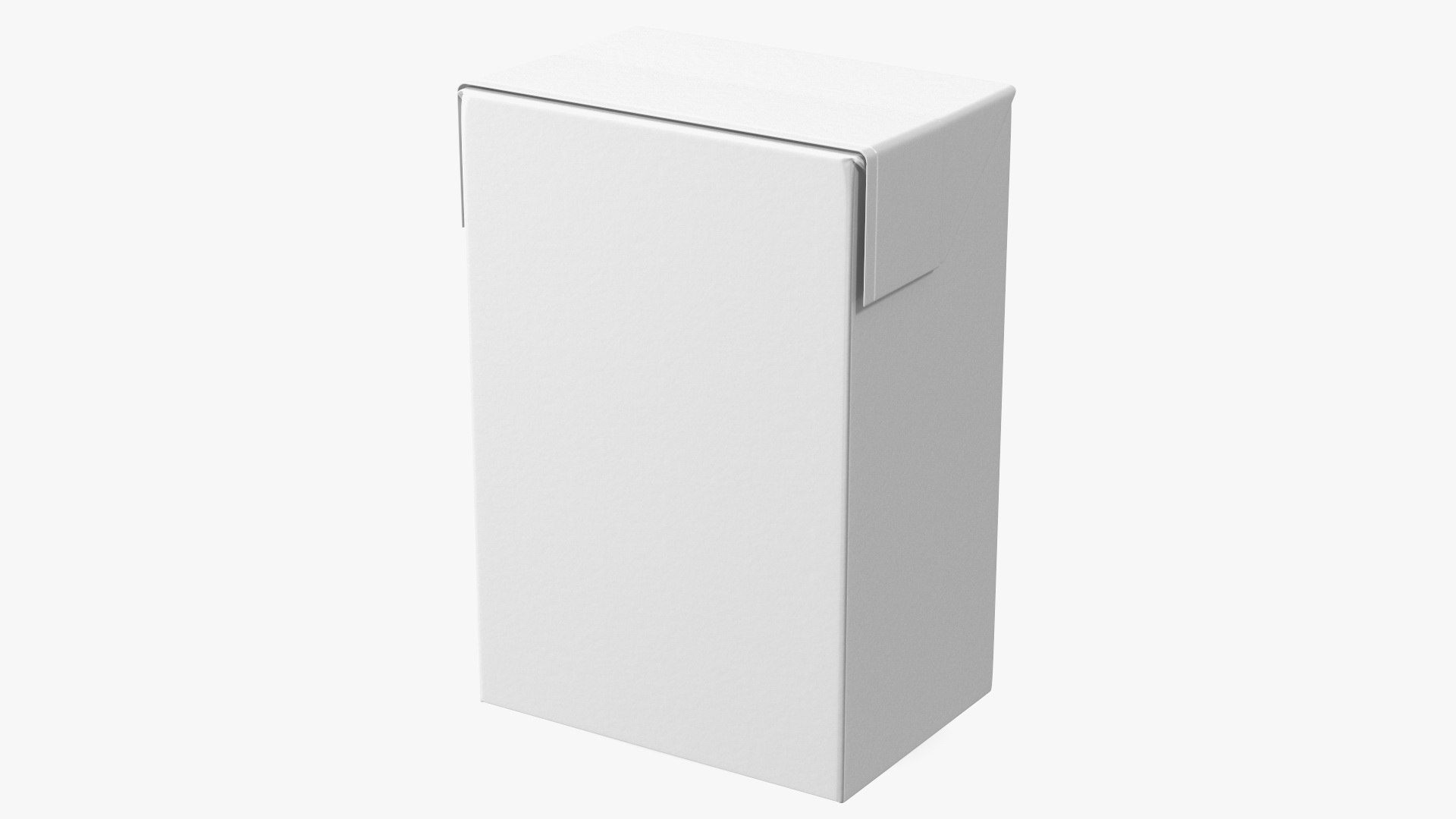 Rectangular Aseptic Carton Package 3D model preview