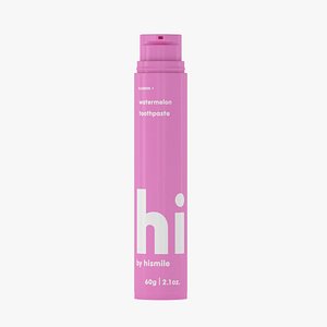 Toothpaste Bottle 2 Pink 3D model