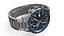 Montre chronographe à sous-cadran bleu argenté