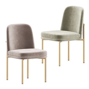 jack metal frame dining chair 3D model