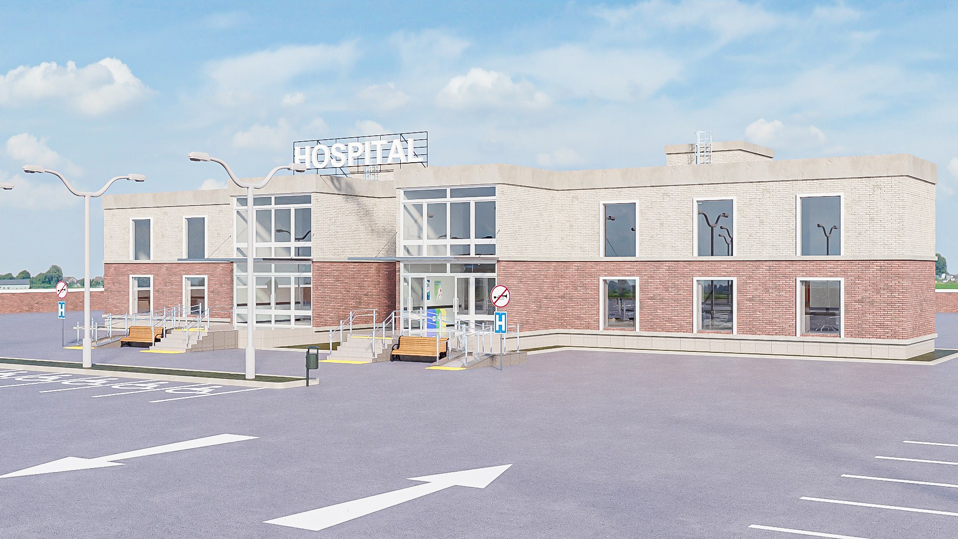 3D Hospital Model - TurboSquid 1993051