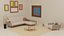 Simple Living Room Model Design