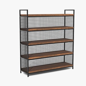 Industrial Book Shelf