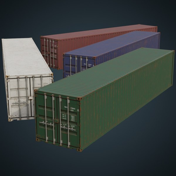 3D Cargo Container 3A - TurboSquid 1734999