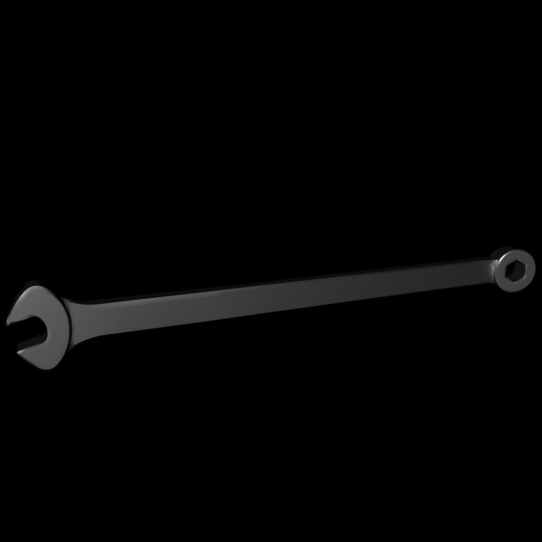 Box wrench 3D model TurboSquid 1165118