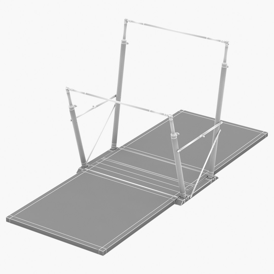 Gymnastics Uneven Bars X