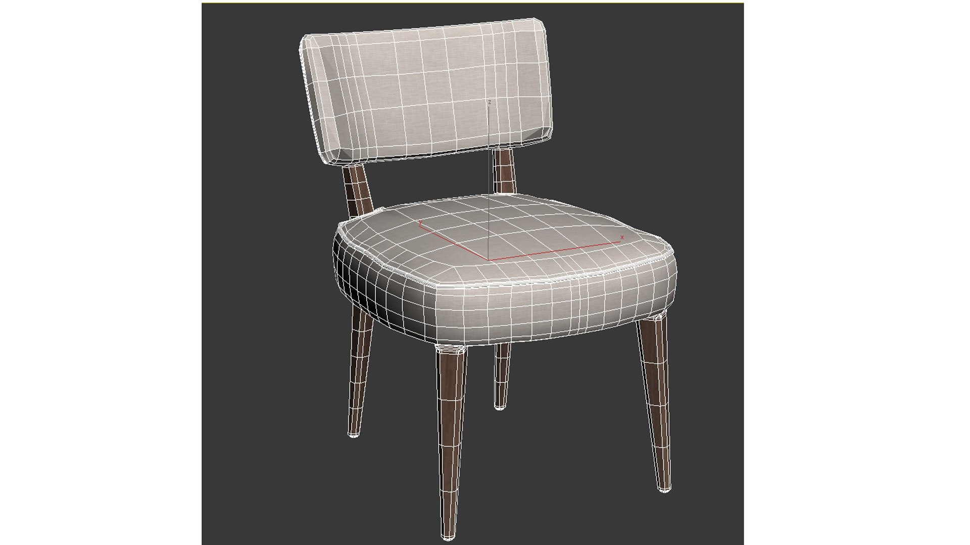 3D Four Hands Orville Dining Chair Cambric Ivory TurboSquid 1830199