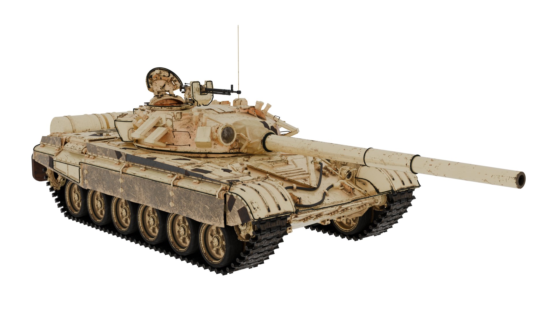 3D T-72A TANK - TurboSquid 2305745
