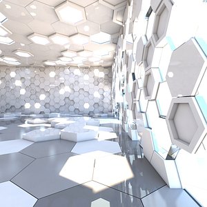 Futuristic Interior Space