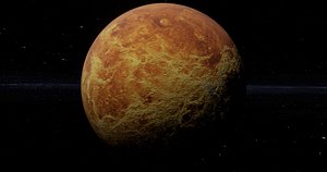3D Animated Venus Planet