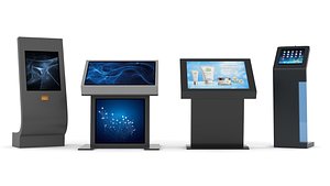 Electronic Kiosk Collection 3D model