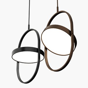 Modern pedant LED light 2 3D