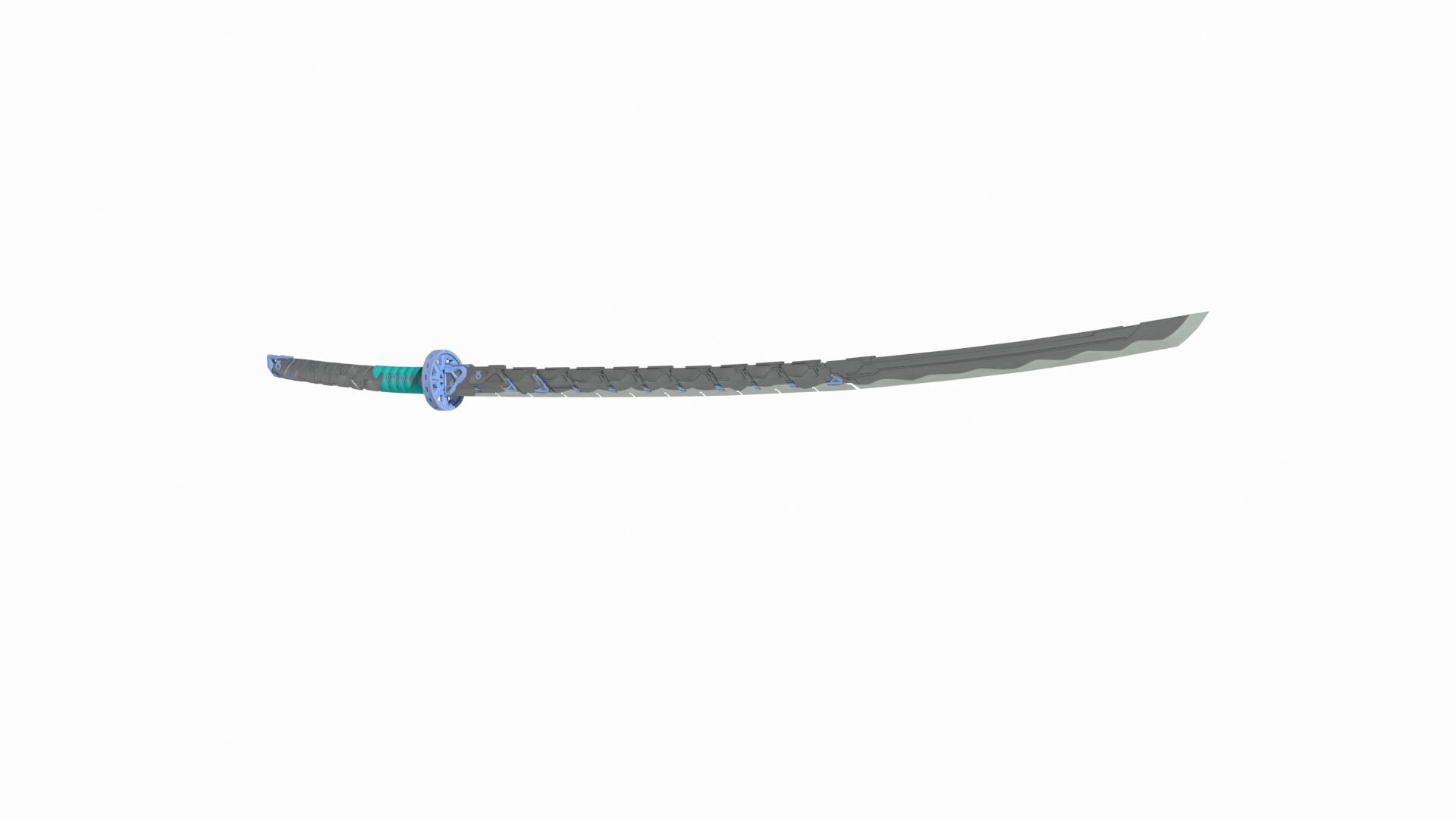 3D Wasteland Style Samurai Sword - TurboSquid 2234110