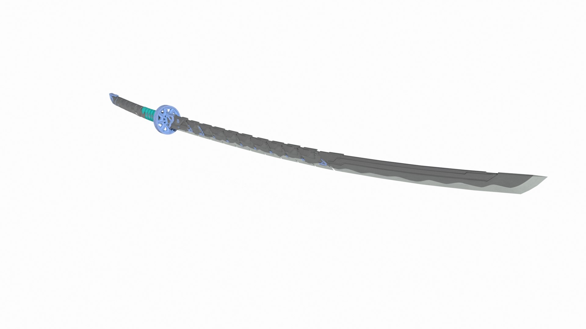 3D Wasteland Style Samurai Sword - TurboSquid 2234110