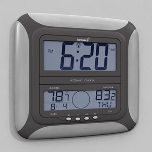 atomic wall clock 3d max