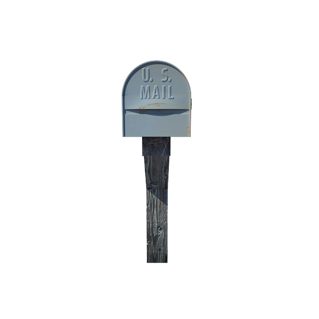 mail mail 3d obj