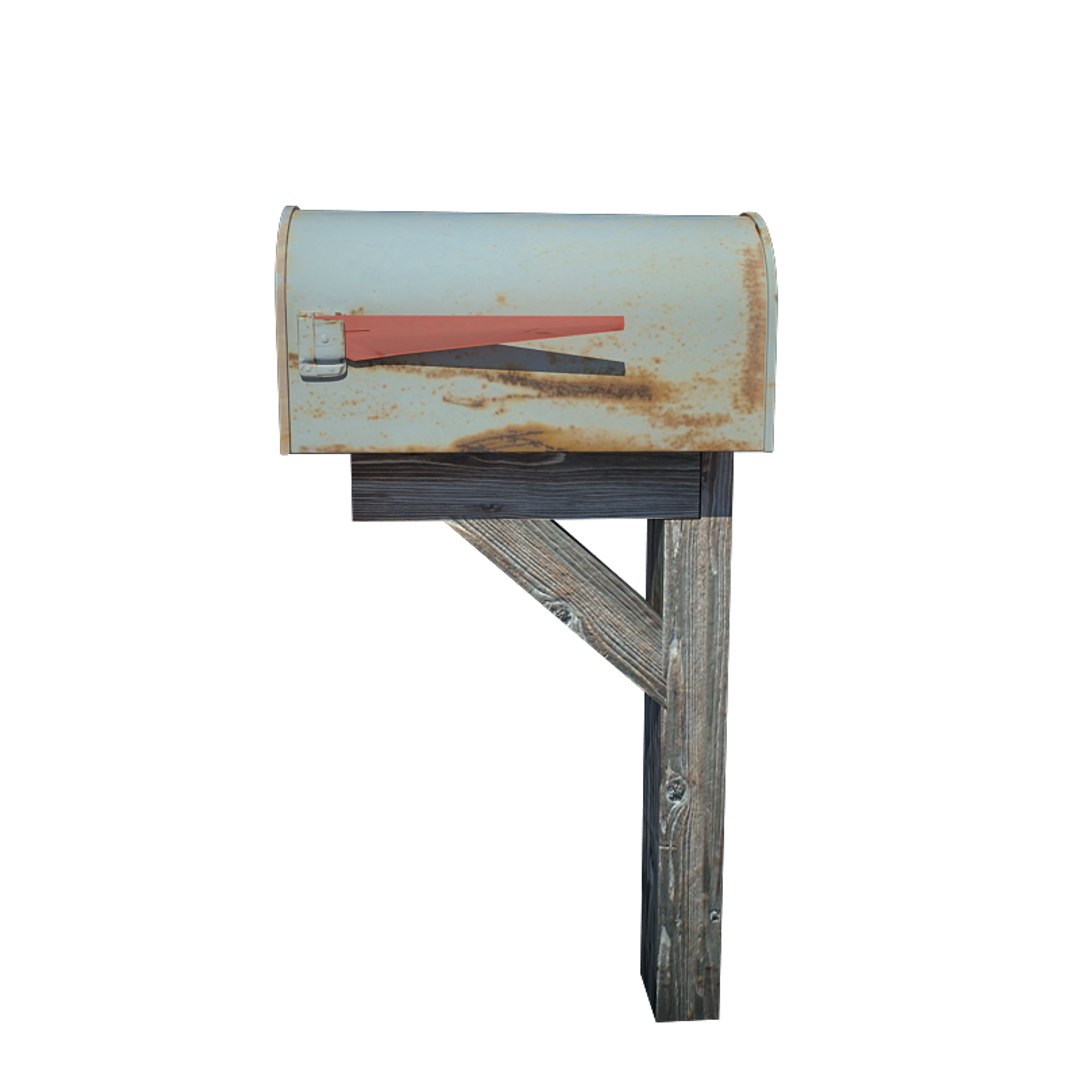 mail mail 3d obj