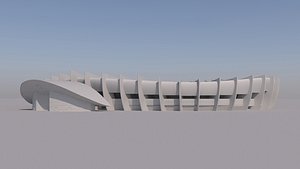 Parc De Princes Stadium Paris 2024 Summer Olympics model