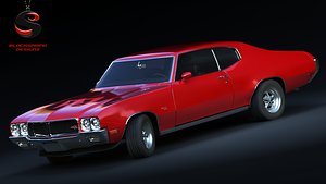 buick gsx 455 stage 1 3d obj